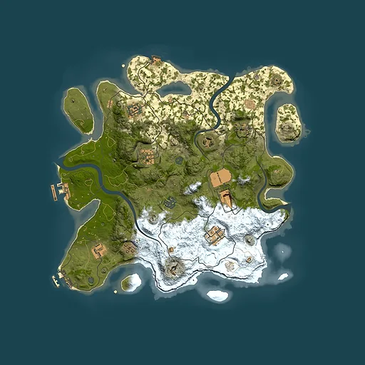 Rust map seed 1026225173, 3500x3500m top-down preview
