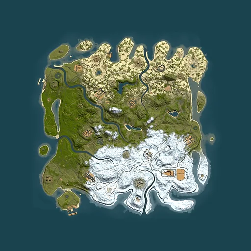 Rust map seed 1943742178, 4500x4500m top-down preview