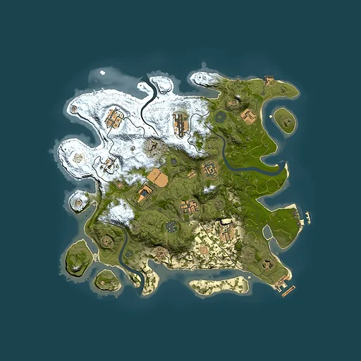 Rust map seed 1004371152, 3500x3500m top-down preview