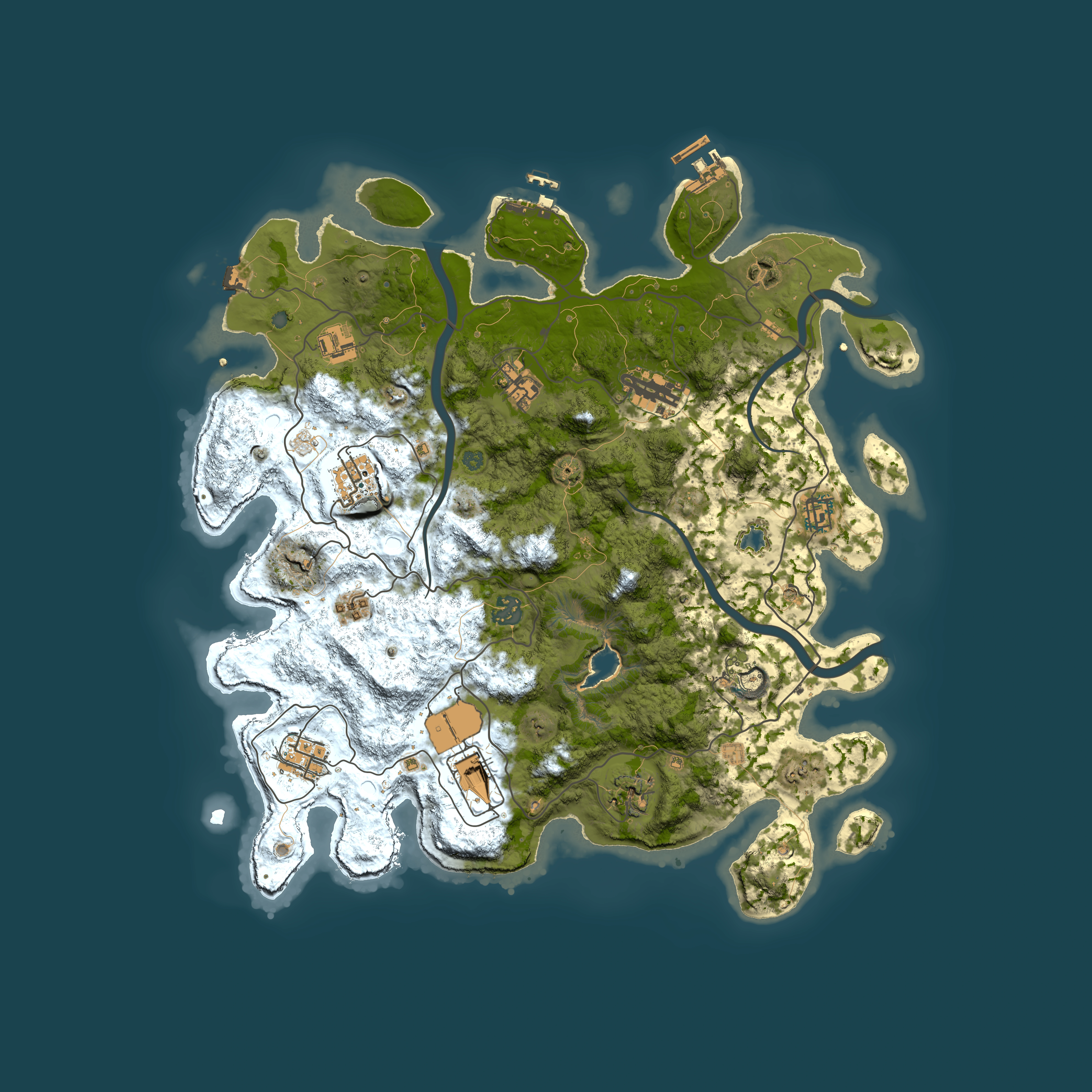 Full top-down render of Rust map seed 844790550, 4000x4000m