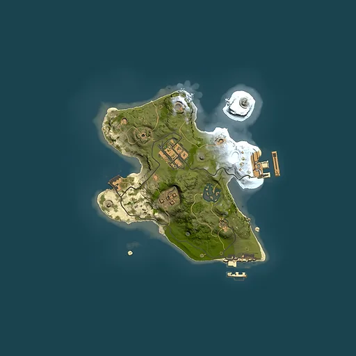 Rust map seed 2090974143, 2000x2000m top-down preview