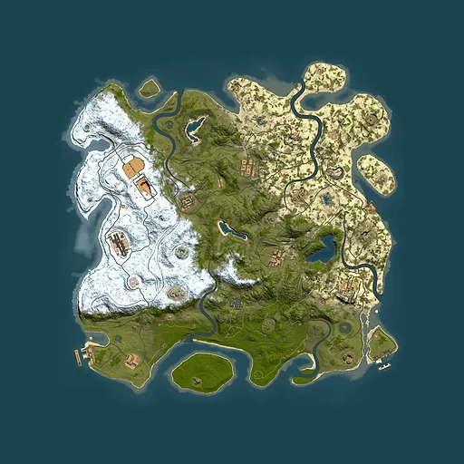 Rust map seed 645790419, 4500x4500m top-down preview