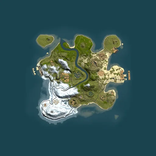 Rust map seed 1776753801, 2500x2500m top-down preview
