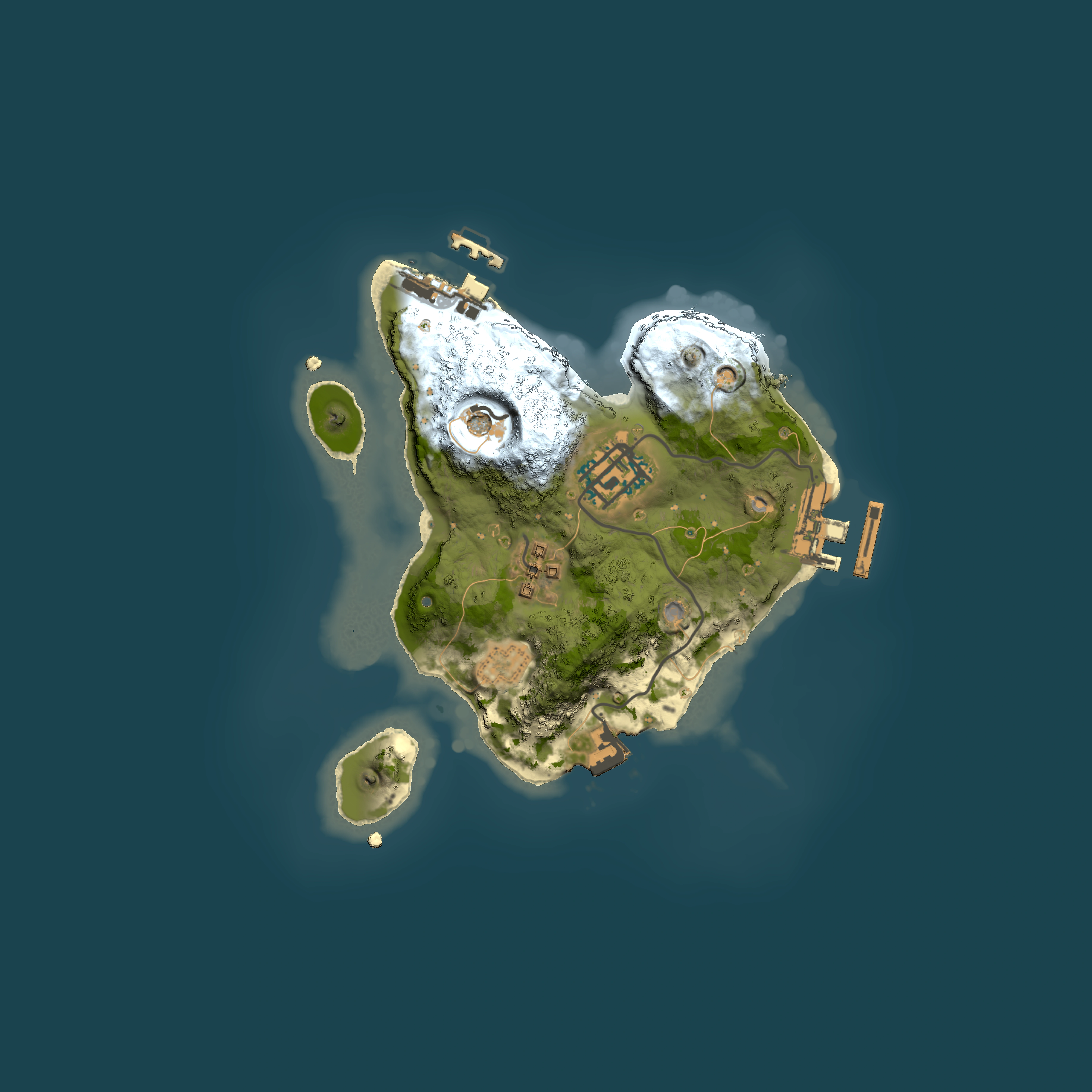 Full top-down render of Rust map seed 1805741735, 2000x2000m