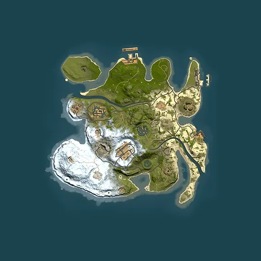 Rust map seed 683047004, 2500x2500m top-down preview