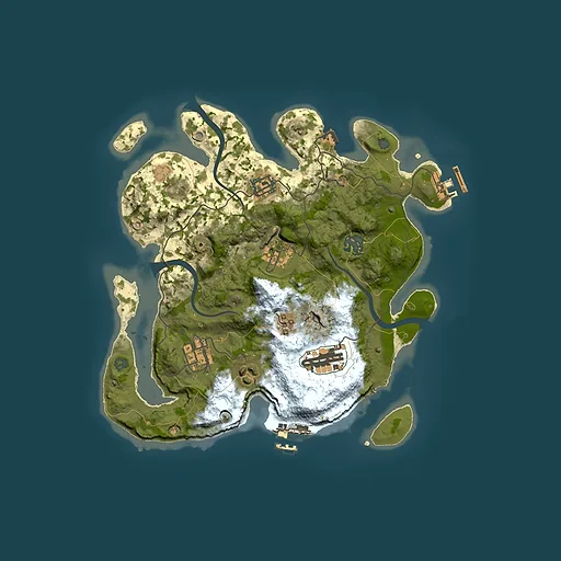 Rust map seed 1022730561, 3000x3000m top-down preview