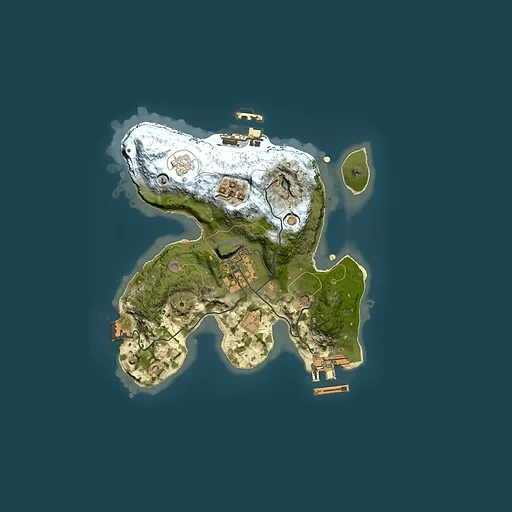 Rust map seed 493156421, 2000x2000m top-down preview