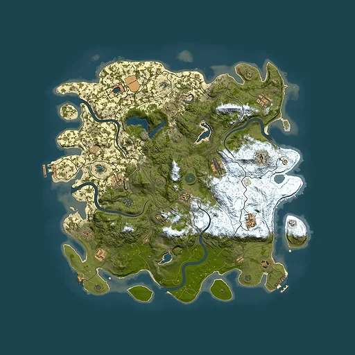 Rust map seed 1806491074, 4500x4500m top-down preview