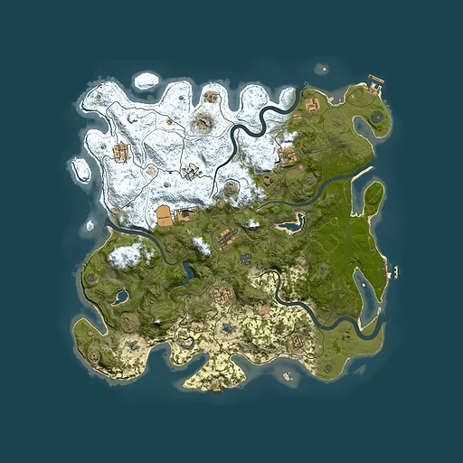 Rust map seed 1552670461, 4500x4500m top-down preview