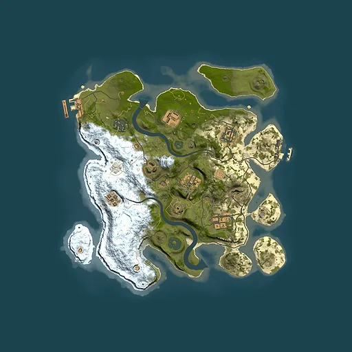 Rust map seed 1721420656, 3000x3000m top-down preview