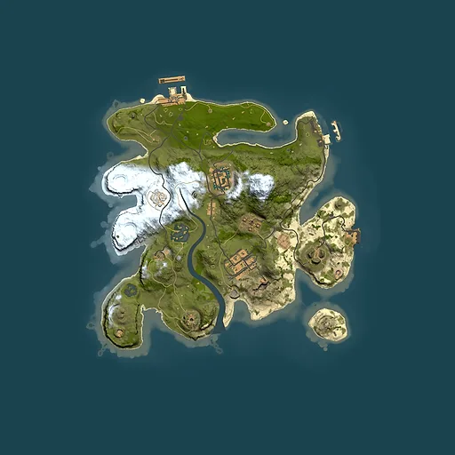 Rust map seed 1423623318, 2500x2500m top-down preview