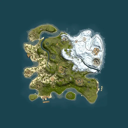 Rust map seed 668753794, 3000x3000m top-down preview