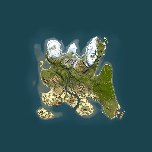 Rust map seed 141082556, 2500x2500m top-down preview