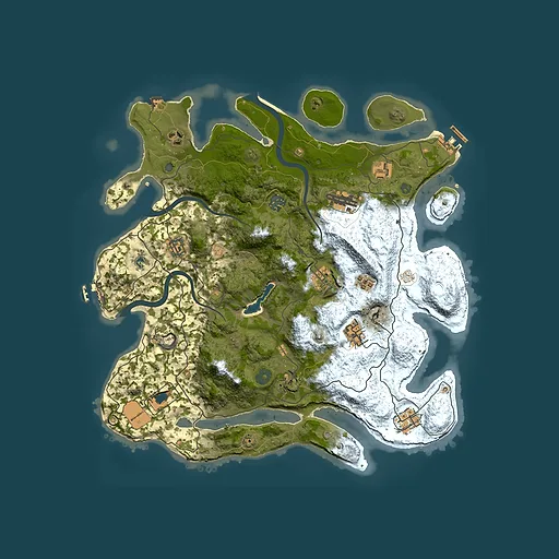 Rust map seed 1736270856, 4000x4000m top-down preview