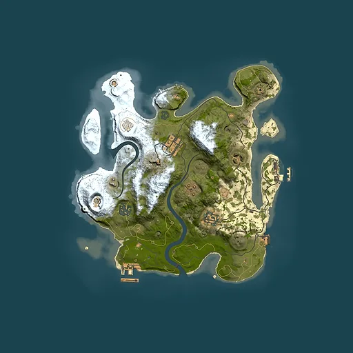 Rust map seed 1361779646, 3000x3000m top-down preview