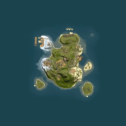 Rust map seed 868716709, 2000x2000m top-down preview