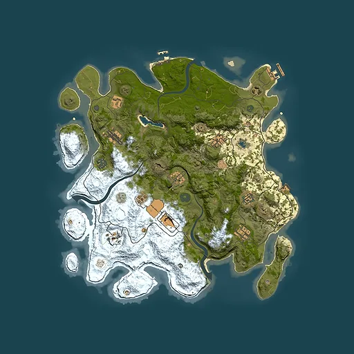 Rust map seed 632570265, 4000x4000m top-down preview