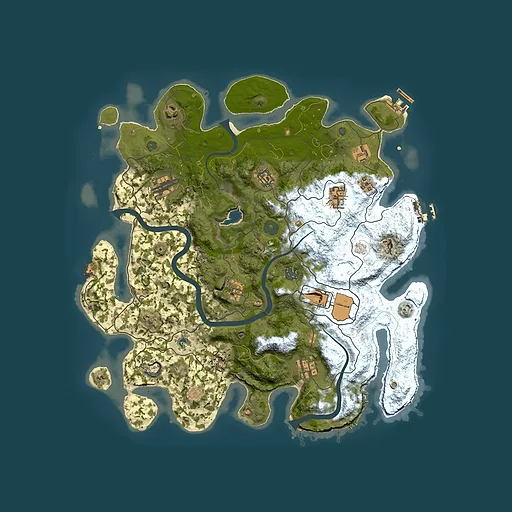 Rust map seed 1785063850, 4000x4000m top-down preview
