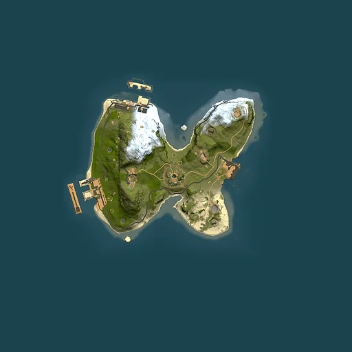 Rust map seed 1431916146, 1500x1500m top-down preview