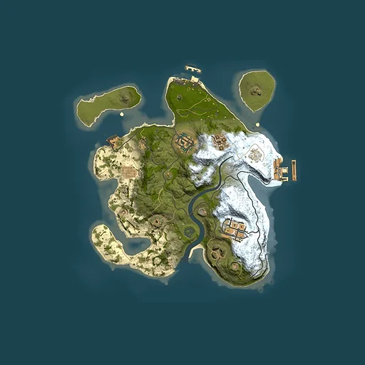 Rust map seed 1646837233, 2500x2500m top-down preview