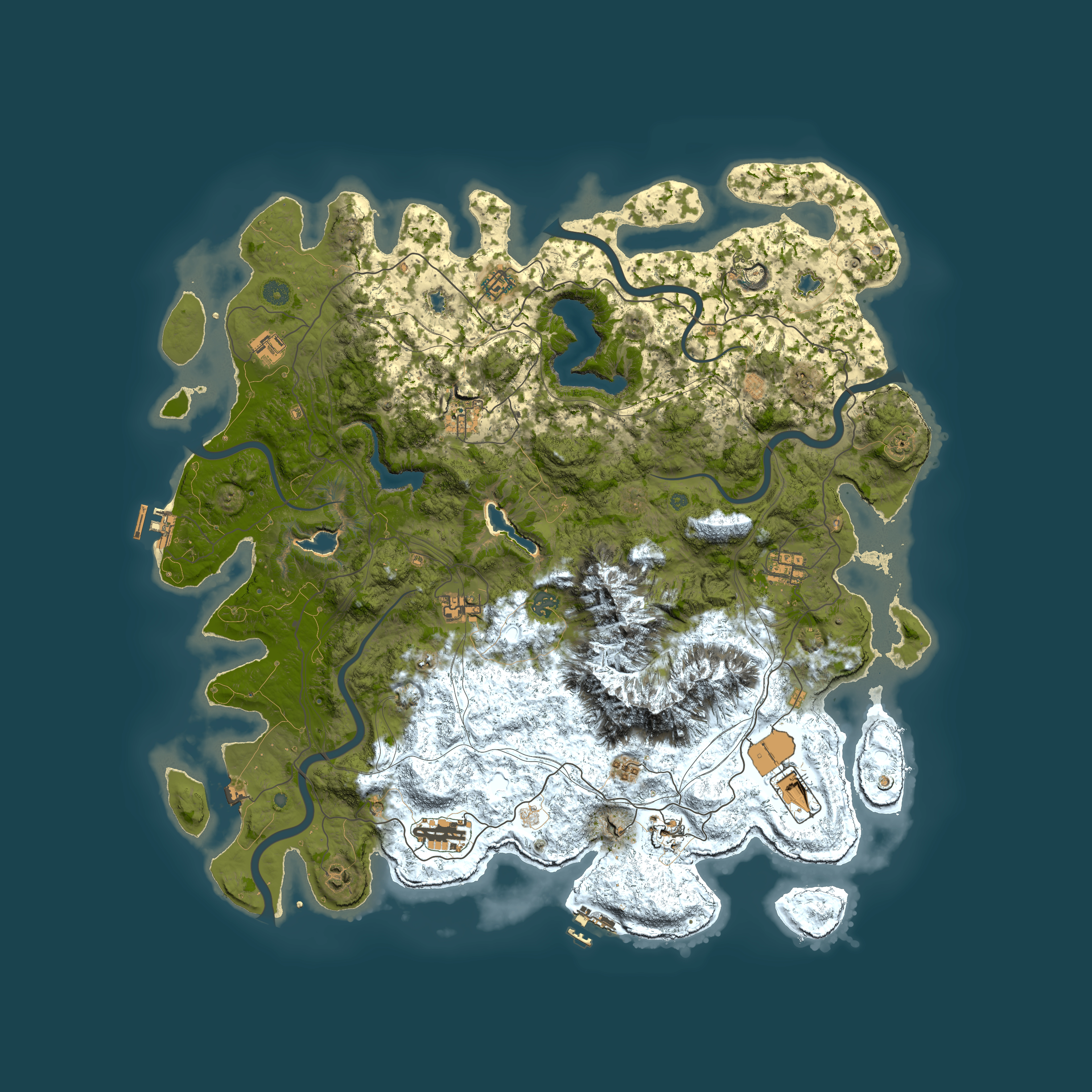 Full top-down render of Rust map seed 1781923056, 5000x5000m