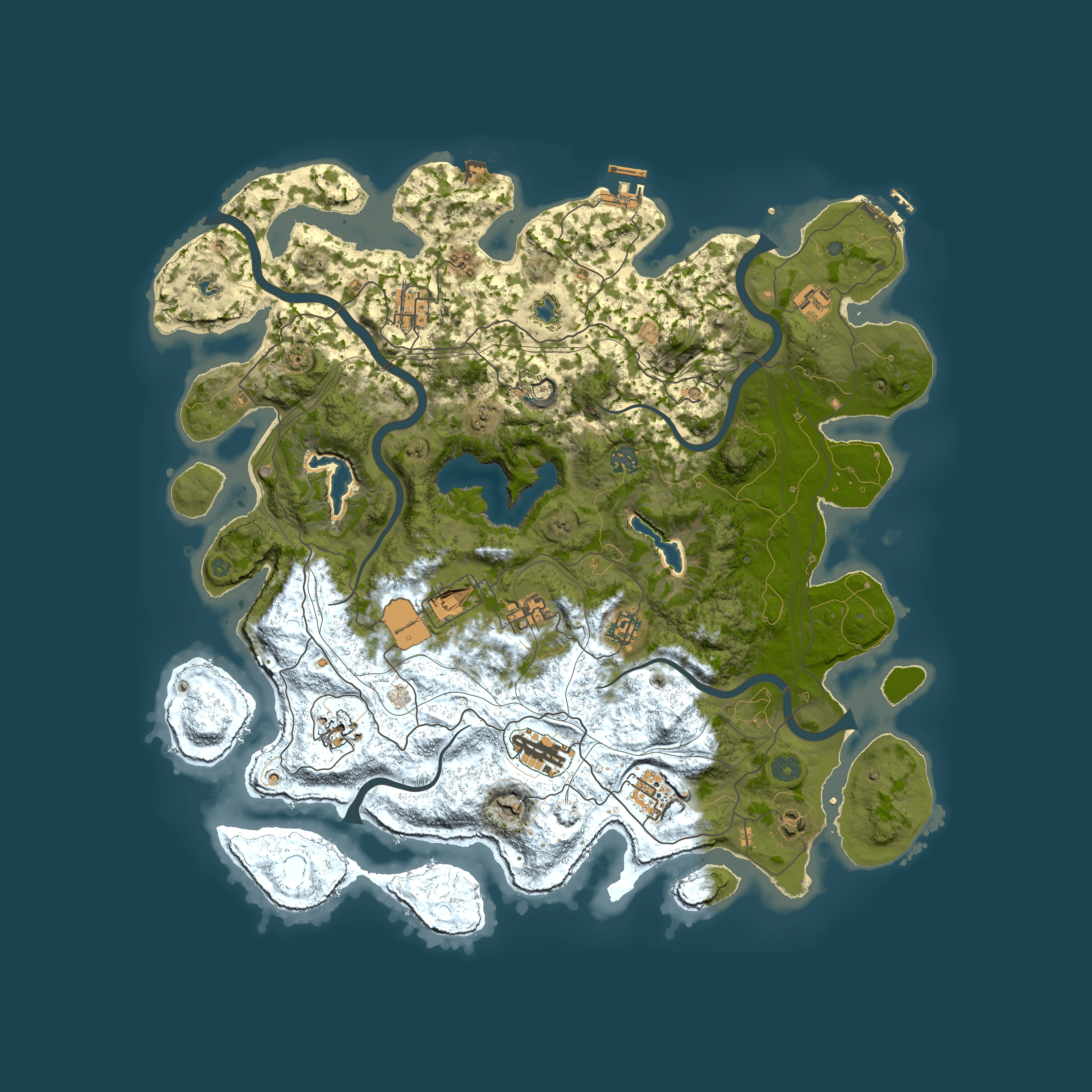 Full top-down render of Rust map seed 1114650740, 4500x4500m
