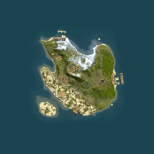 Rust map seed 2053033425, 2000x2000m top-down preview