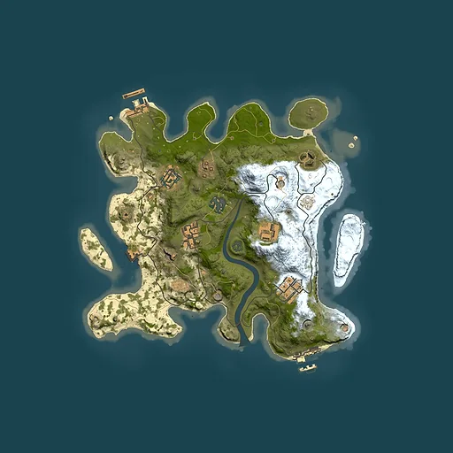 Rust map seed 1979879890, 3000x3000m top-down preview