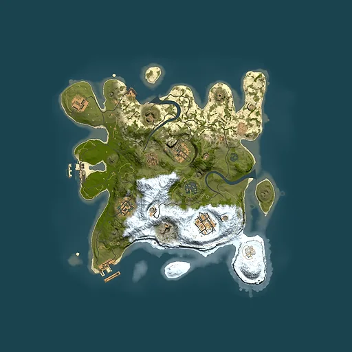 Rust map seed 1104551805, 3000x3000m top-down preview
