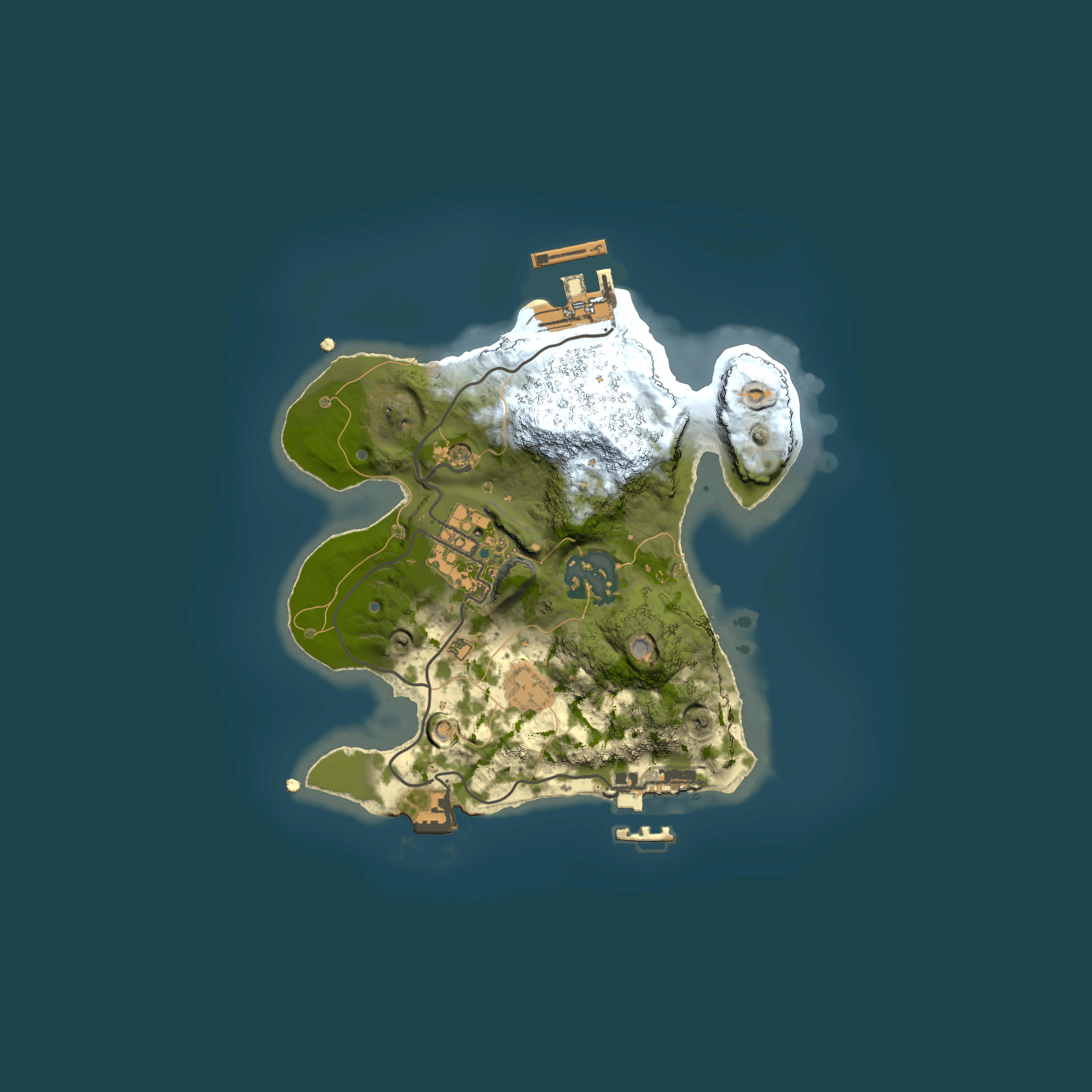Full top-down render of Rust map seed 1752476724, 2000x2000m