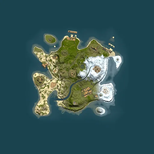 Rust map seed 1632649853, 2500x2500m top-down preview