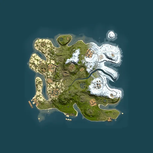 Rust map seed 1750537027, 3000x3000m top-down preview