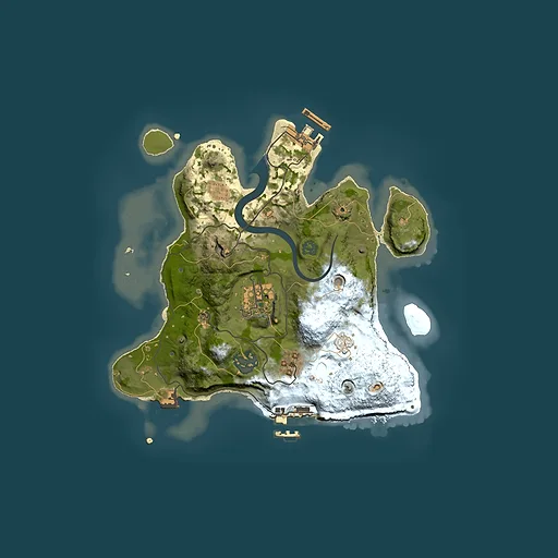 Rust map seed 349746128, 2500x2500m top-down preview