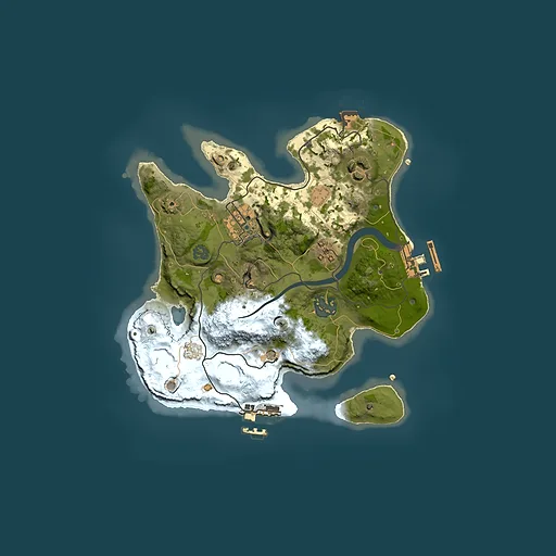 Rust map seed 459295548, 2500x2500m top-down preview