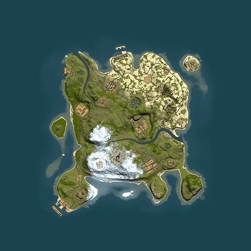 Rust map seed 1469214263, 3000x3000m top-down preview