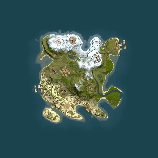 Rust map seed 108550512, 2500x2500m top-down preview