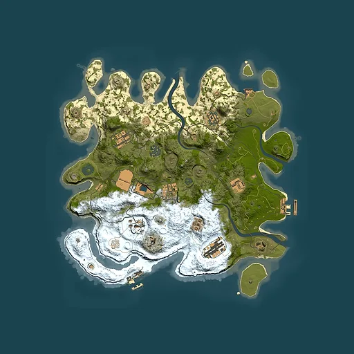 Rust map seed 715579229, 3500x3500m top-down preview
