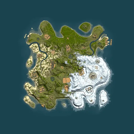 Rust map seed 468930789, 3500x3500m top-down preview