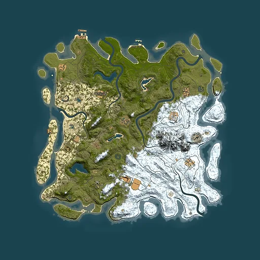 Rust map seed 1553153362, 5000x5000m top-down preview