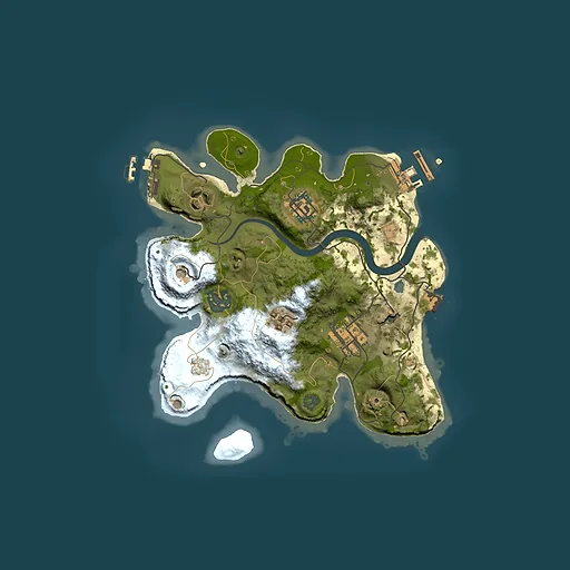 Rust map seed 612273775, 2500x2500m top-down preview