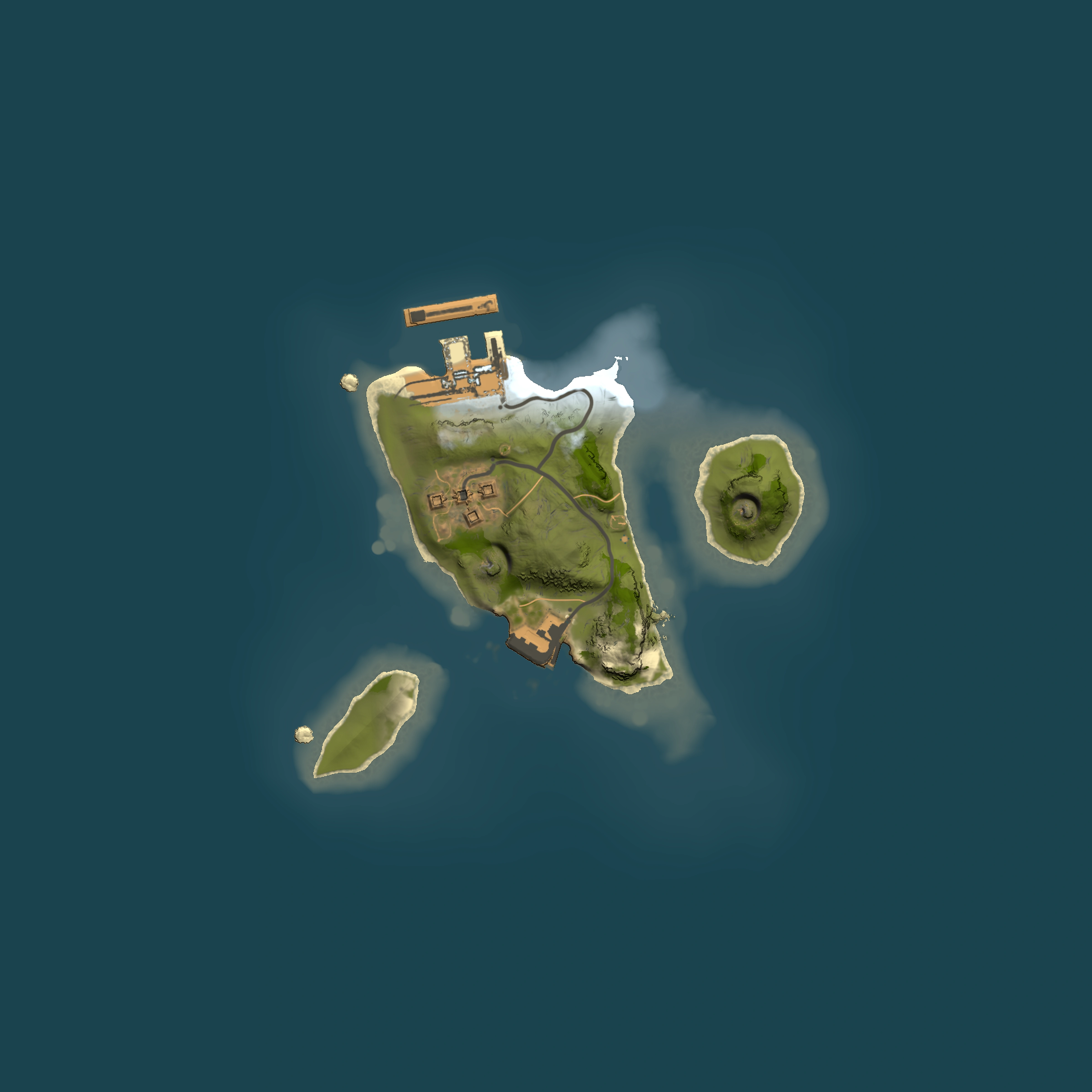 Full top-down render of Rust map seed 749738049, 1500x1500m