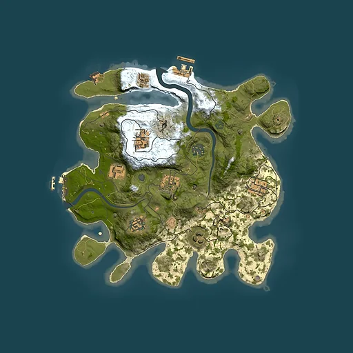 Rust map seed 339946623, 3000x3000m top-down preview