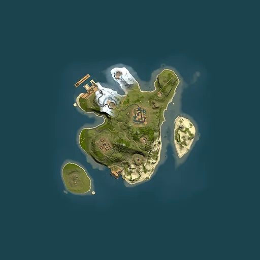 Rust map seed 1418113785, 2000x2000m top-down preview