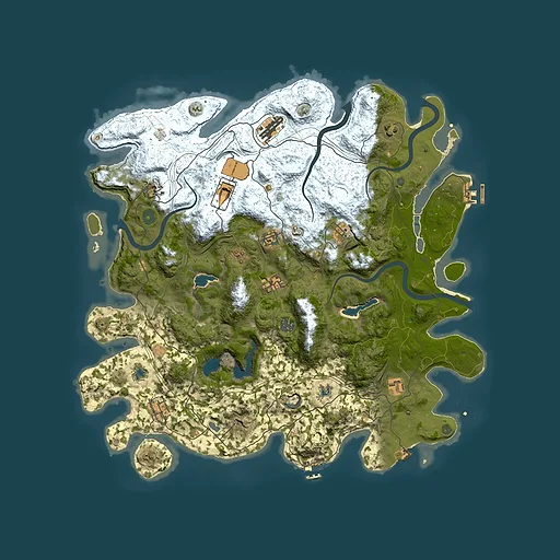 Rust map seed 1835897775, 4500x4500m top-down preview