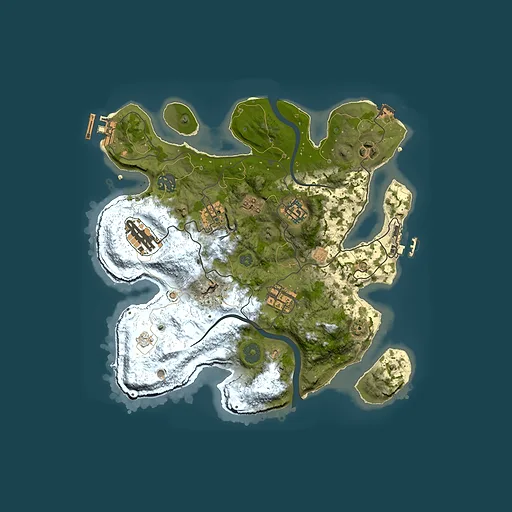 Rust map seed 1208601943, 3000x3000m top-down preview