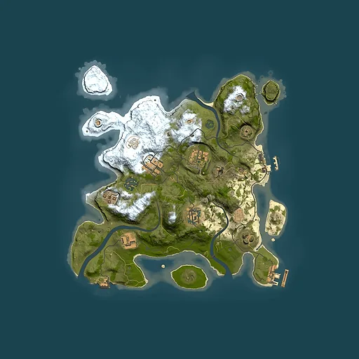 Rust map seed 1606217218, 3000x3000m top-down preview