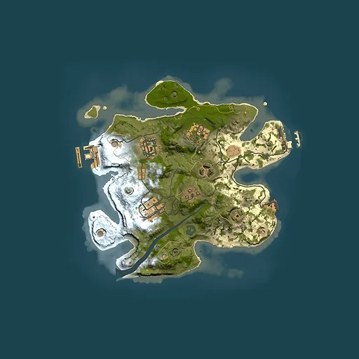 Rust map seed 1808337090, 2500x2500m top-down preview