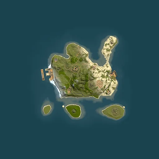 Rust map seed 375039297, 2000x2000m top-down preview
