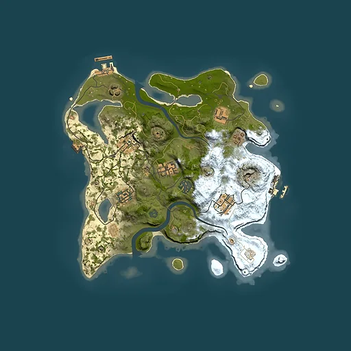 Rust map seed 717889761, 3000x3000m top-down preview