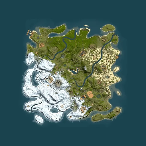 Rust map seed 1858509765, 4000x4000m top-down preview